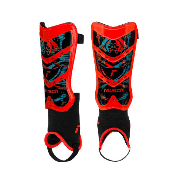 Reusch Shinguard Attrakt Pro 5377043 3335 black red 1